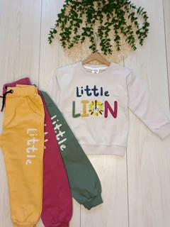 ست بلوز شلوار پسرانه طرح little lion
