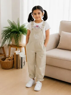شلوار پیش بندی دخترانه